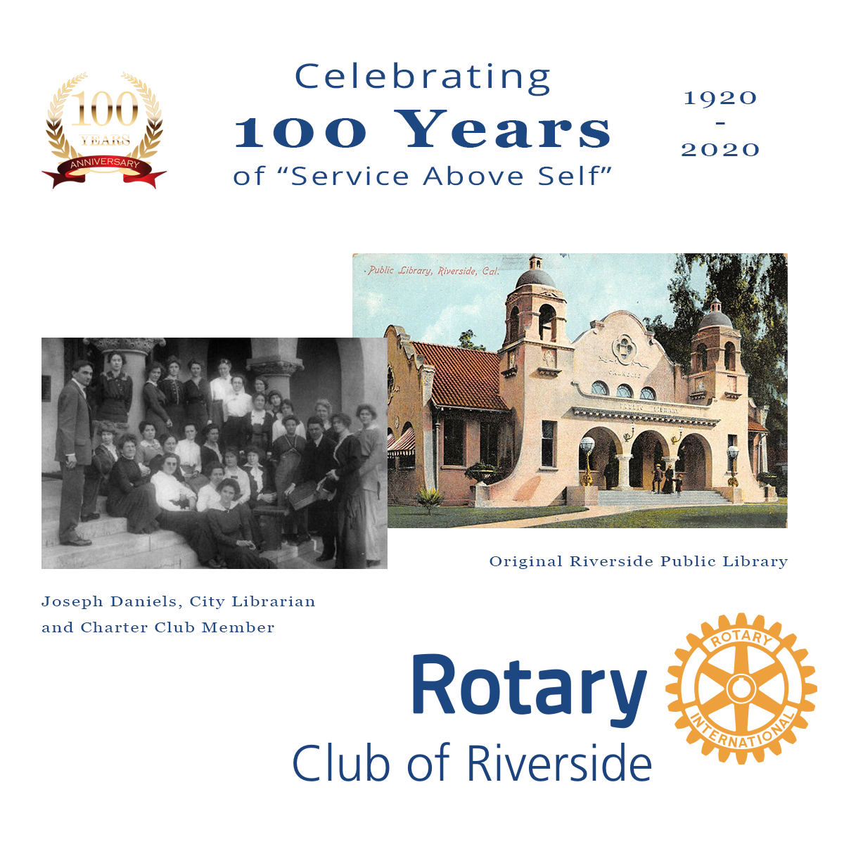 Meeting July 22, 2020 – Our Club’s Connection to the History of the Riverside Library