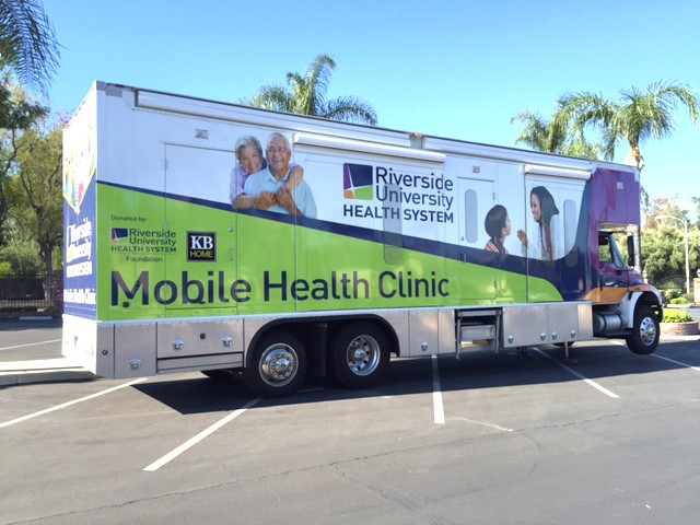 The ROTARY CLUB of RIVERSIDE SPONSORS the RIVERSIDE COUNTY MOBILE CLINIC